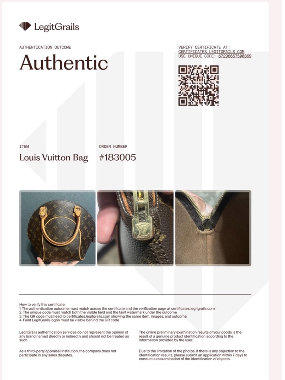 Louis Vuitton Monogram Ellipse  Satchel /shoulder bag in Brown and Tan canvas - Picture 9 of 9